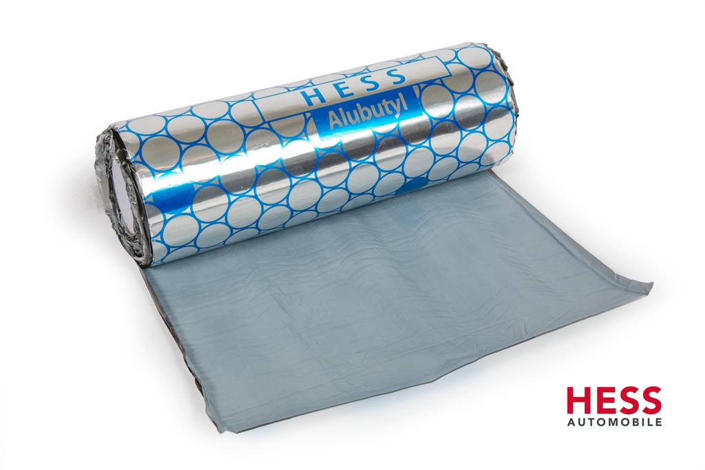 Komplettset Fahrzeugdämmung – 10m Filz, 12x Sprühkleber &amp; 6x Alubutyl-Rollen