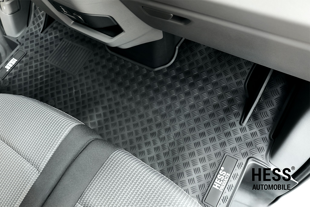 HESS Strong-Hill Fussmatte VW Transporter / Ford Custom (ab 2025), Dreisitzer