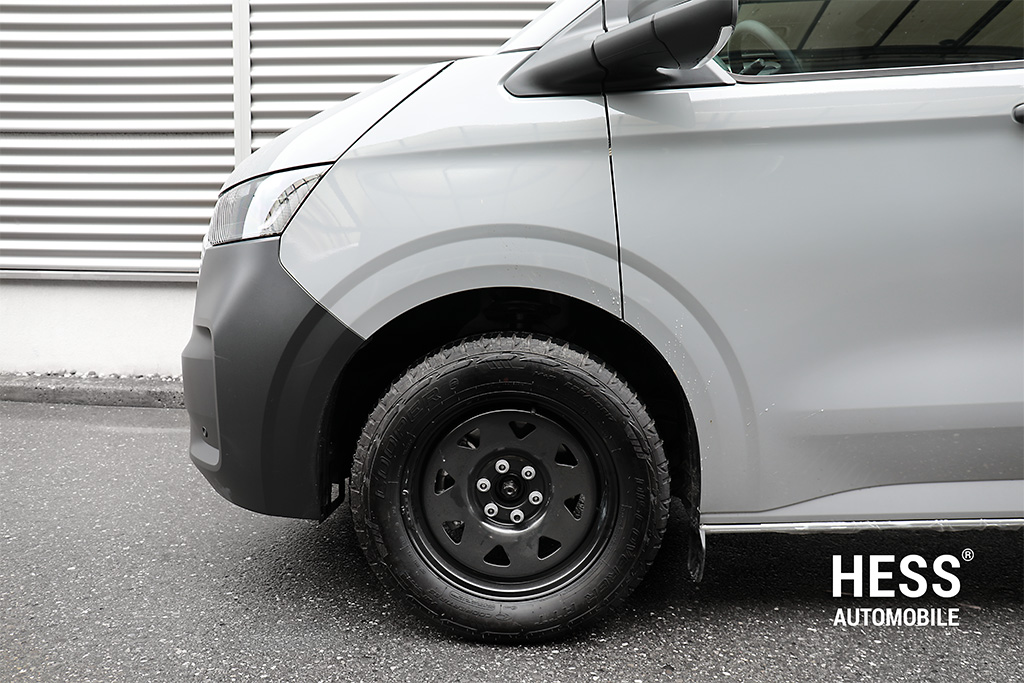 HESS H40, 17 Zoll, Steel Triangle Black, Offroad-Stahlfelge für VW New Transporter, Ford Custom V710