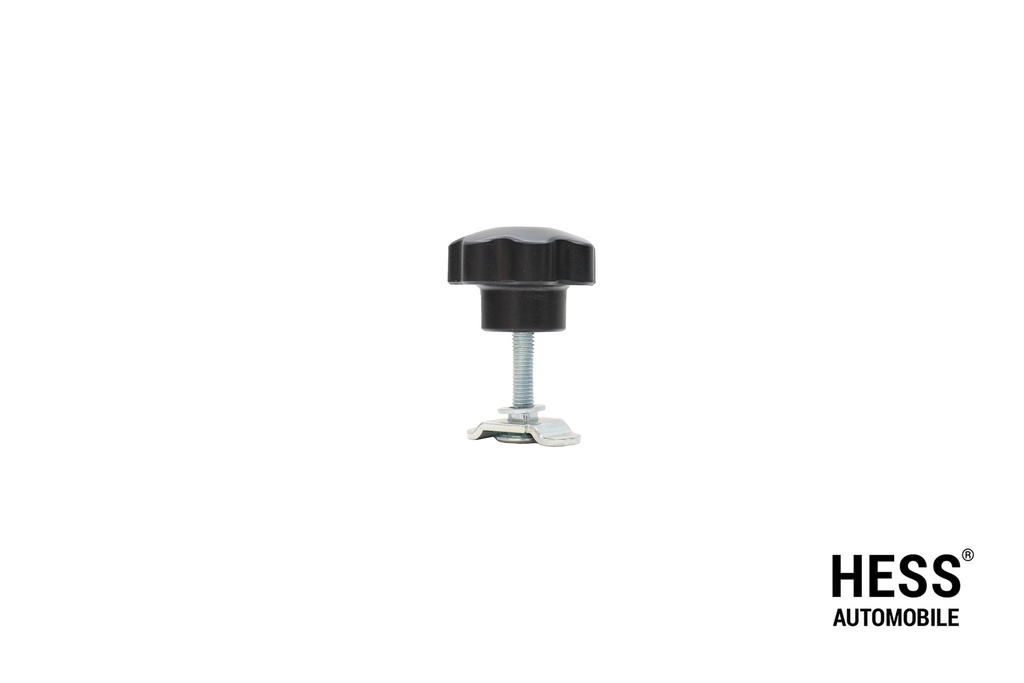 Schraubfitting M8x40mm mit Sterngriff, verzinkt