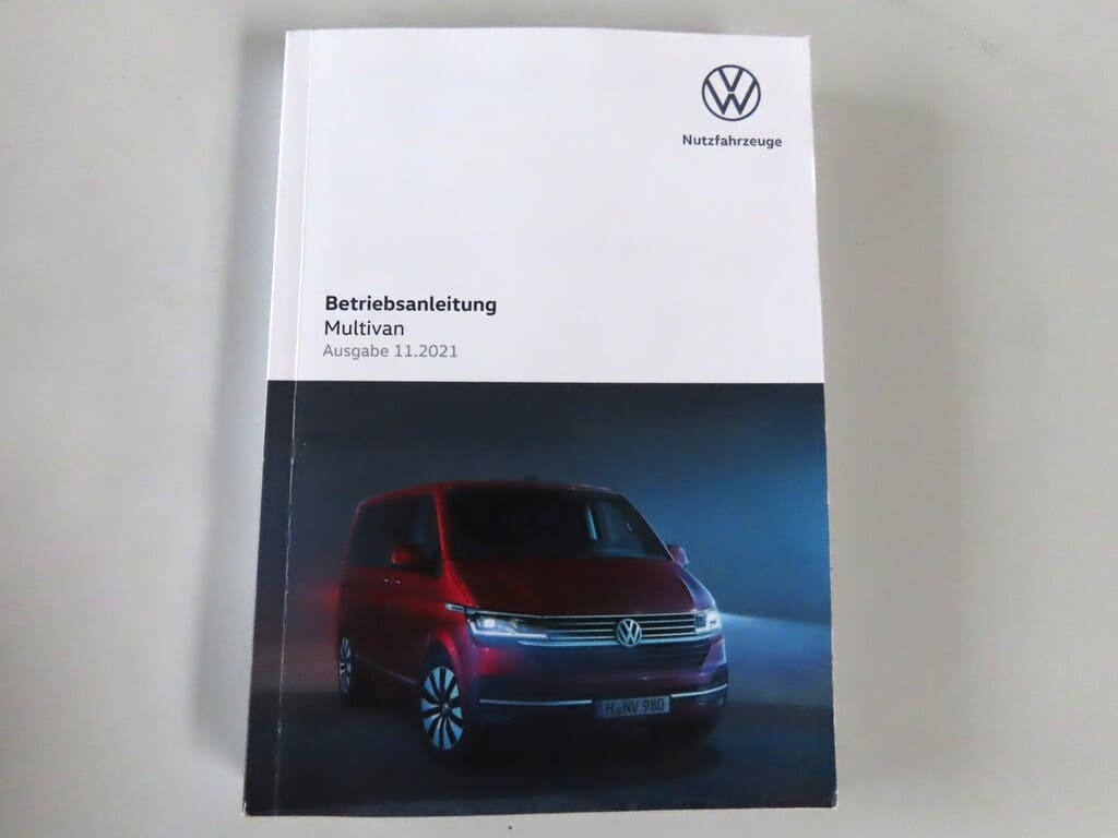 komplettes Handbuch-Set für einen VW California / VW Multivan