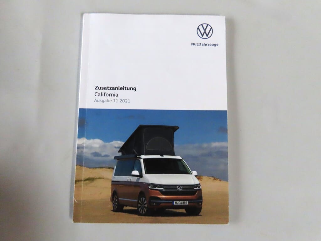 komplettes Handbuch-Set für einen VW California / VW Multivan