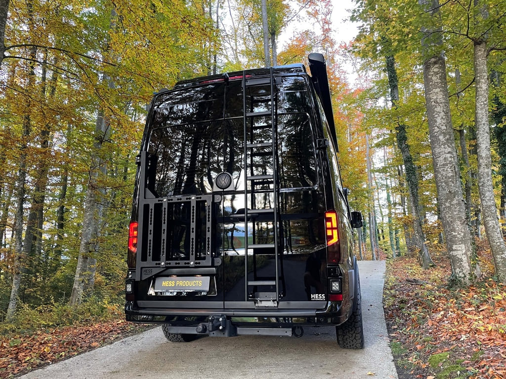 VW Crafter Heckträger an Flügeltüre
