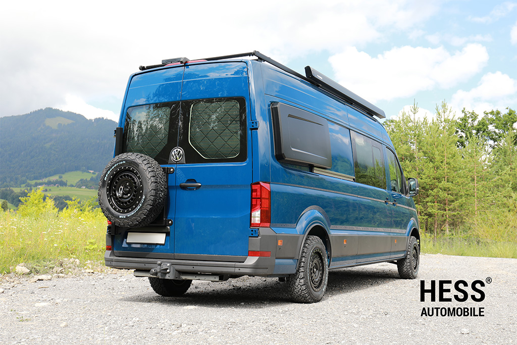 VW Crafter Heckträger an Flügeltüre