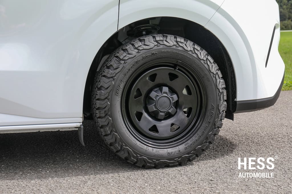 HESS H40, 17 Zoll, Steel Triangle Black, Offroad-Stahlfelge für VW New Transporter (2025), Ford Custom