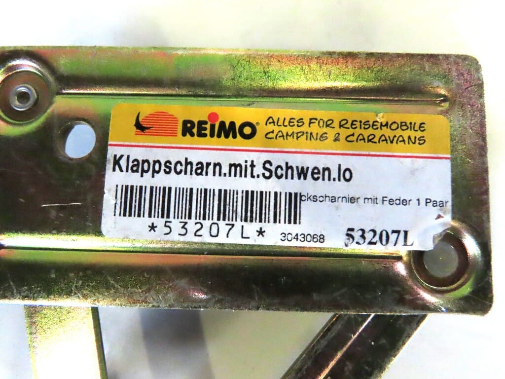 Reimo Klappscharnier mit Feder