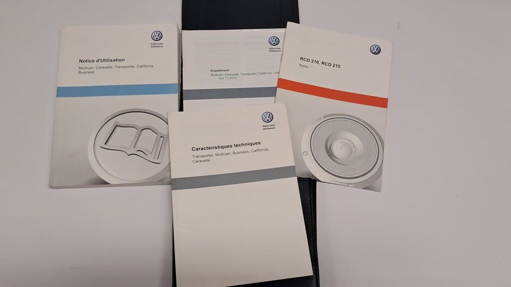 VW-Bordmappe auf Französisch für VW T5 Transporter, Multivan, Caravelle
