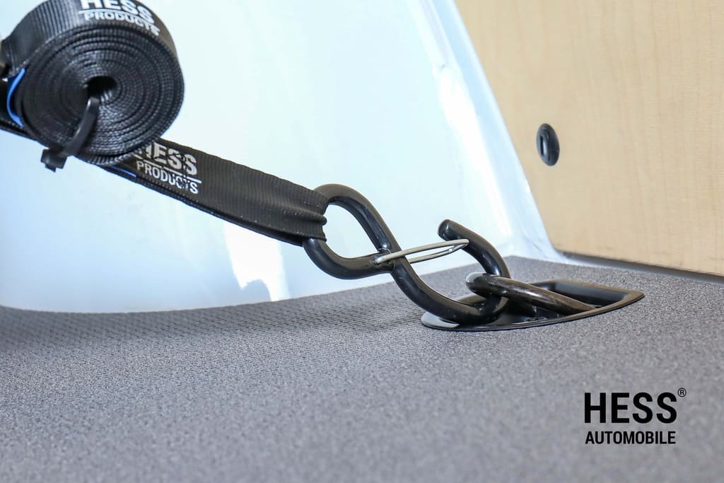 Spanngurt mit Ratsche Haken 6.0m schwarz