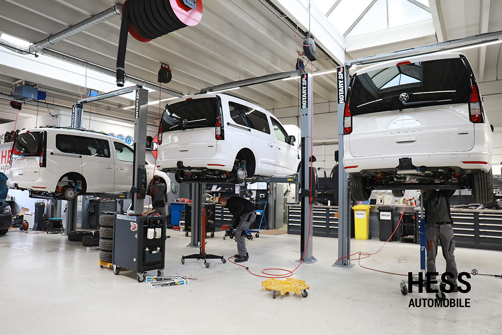 HESS Höherlegung Hill Bilstein - VW Caddy 5 4x4/ Ford Tourneo Connect 4x4