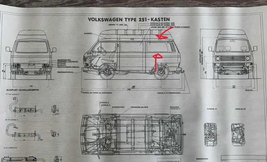 Scheibe für VW T3