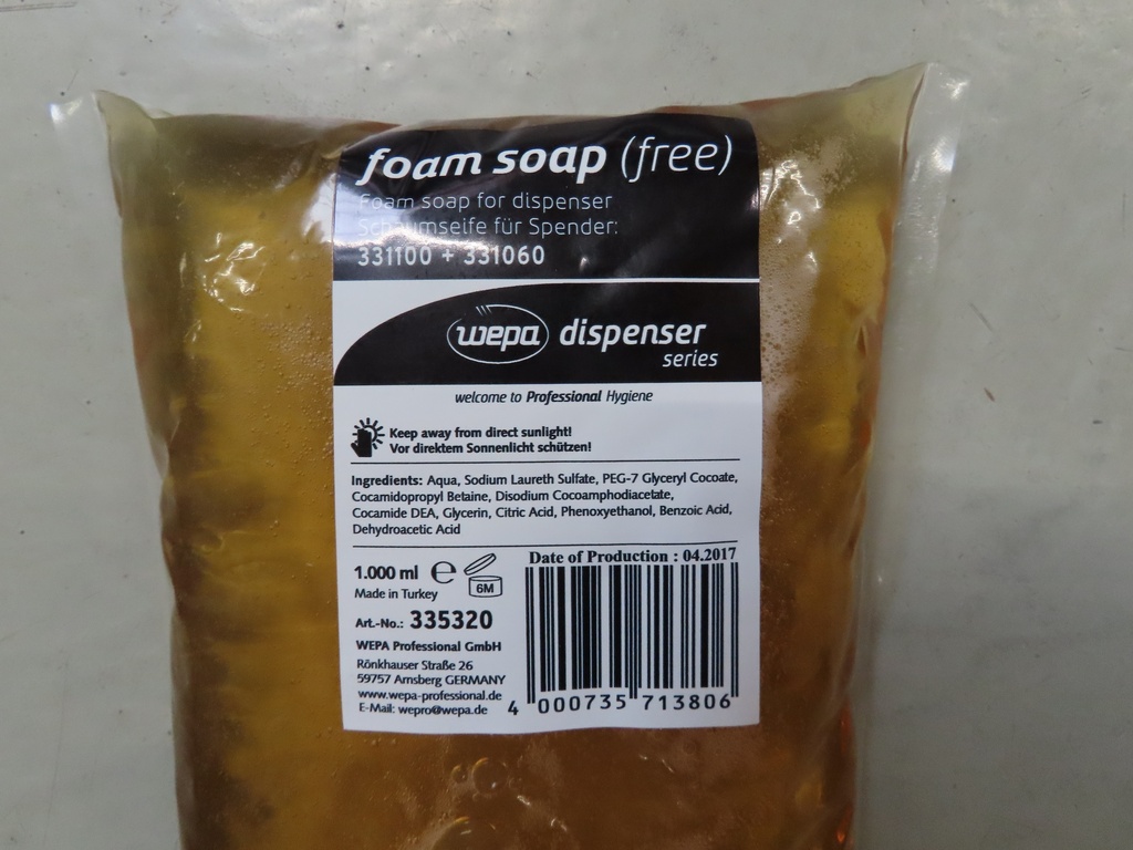 Seife für Seifenspender Wepa