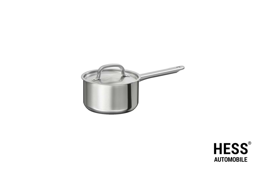 Kasserolle mit Deckel, 2.0l Edelstahl