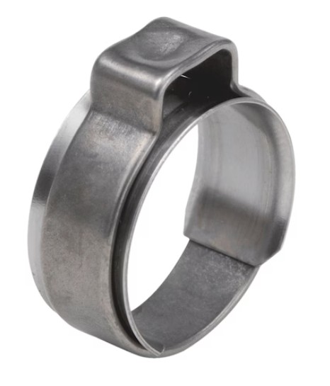 1-Ohr-Klemme mit Einlagering, Ø 15.5 mm