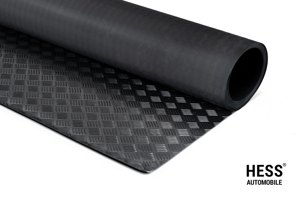 Gummi Schutzmatte Karo Struktur 3 mm à 1 m
