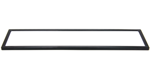 Nummernrahmen für Auto hinten Querformat mit Innenteil