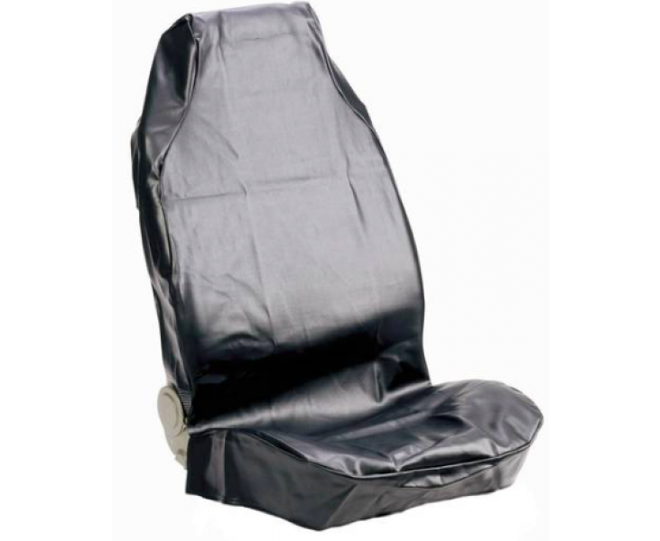 Werkstattschonbezug Kunstleder schwarz