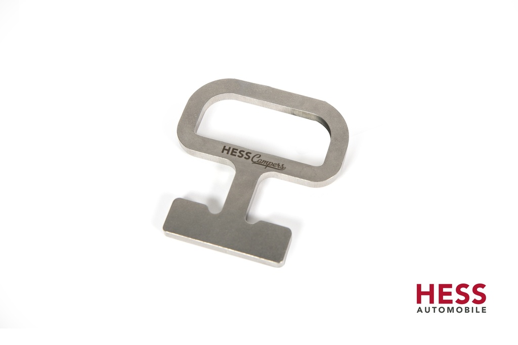 Haken zur Befestigung von Transportgütern im VW T5 /T6/T6.1 mit originalen VW Befestigungsschienen