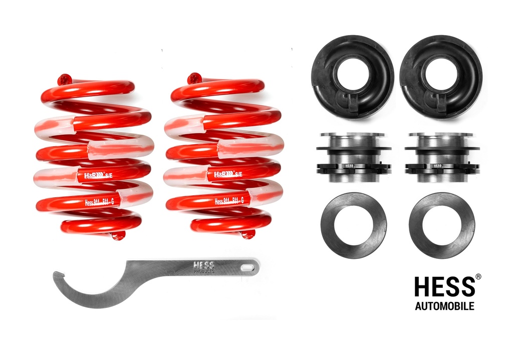 Auflastungskit für die Hinterachse bis 1720kg mit Gewindefedern für den T5 bis T6.1 California