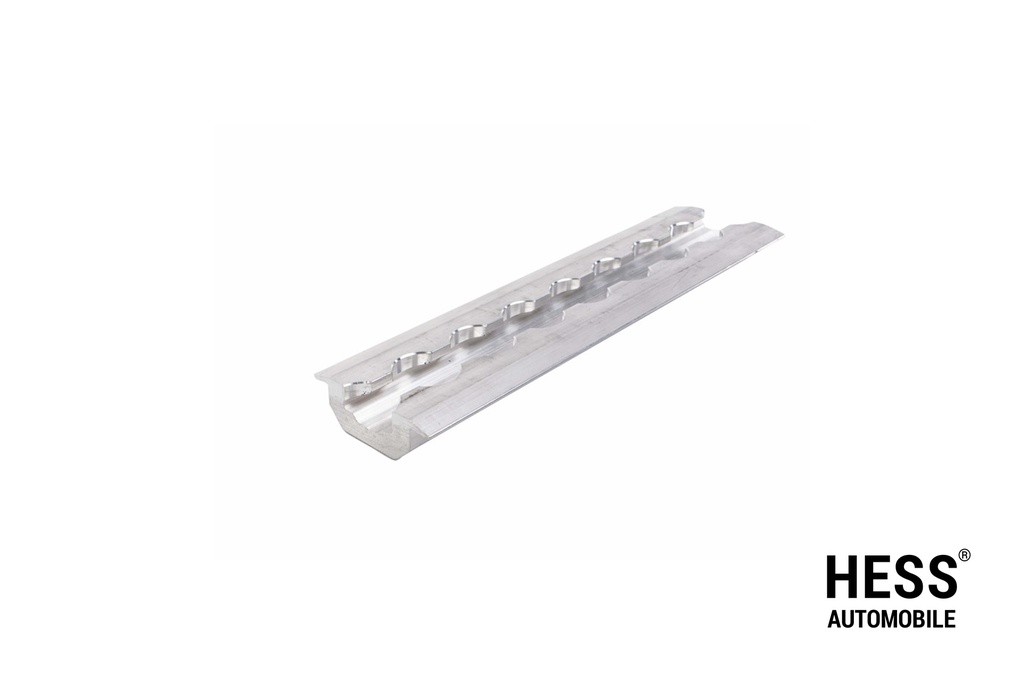 Airline Zurrschiene silber versenkbar zur Ladungssicherung für Eckmontage